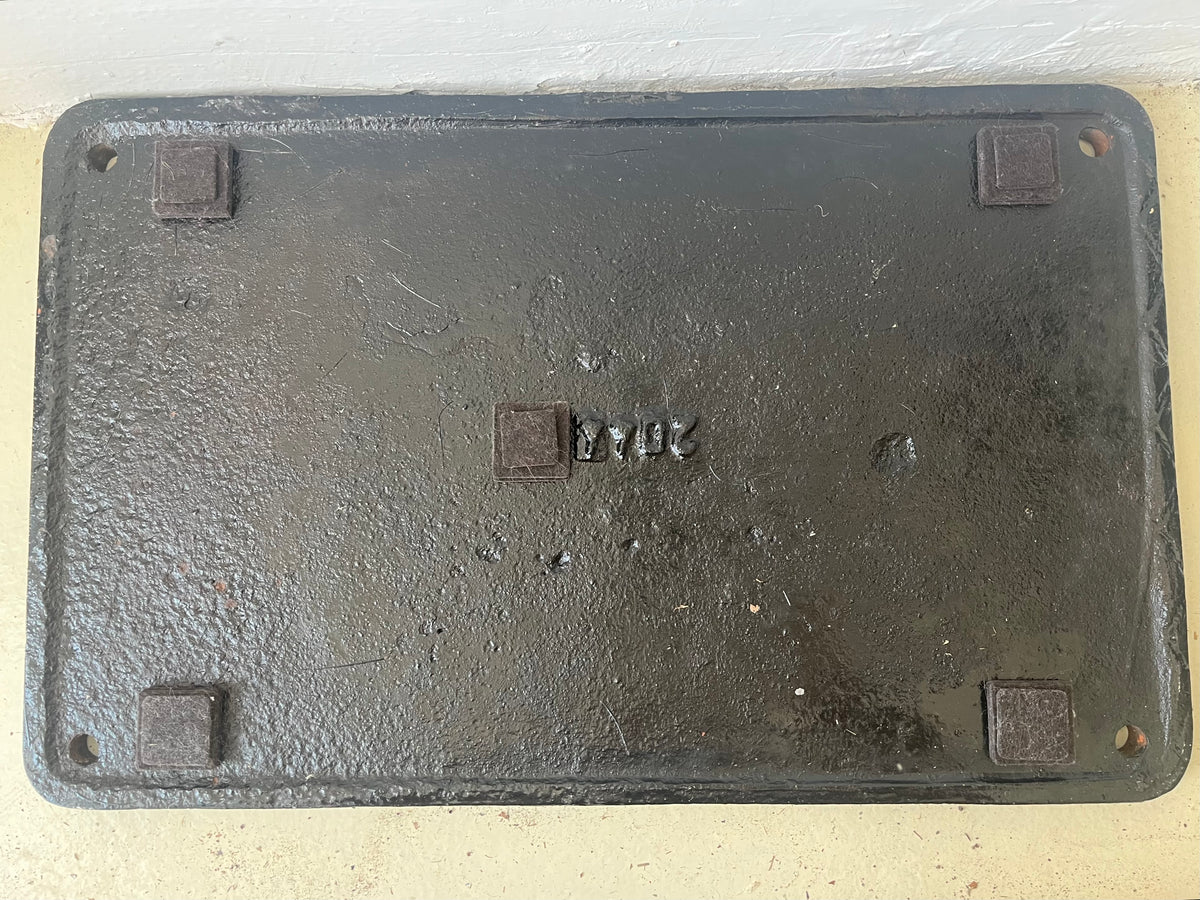 Rare Cast Iron Industrial Plaque - 1921 - 51x32 cm - Industrial Archaeology