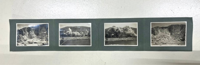 1931 Vintage Photo Album - Cheddite Mine Explosion at Uliveto Quarries (Pisa)