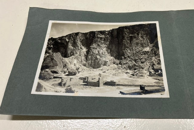 1931 Vintage Photo Album - Cheddite Mine Explosion at Uliveto Quarries (Pisa)